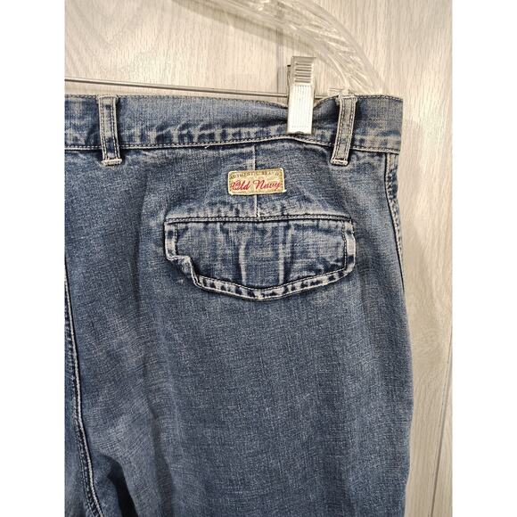 Vintage Old Navy Blue Jeans Baggy Y2K 90s Grunge Skater Festival - Picture 5 of 12